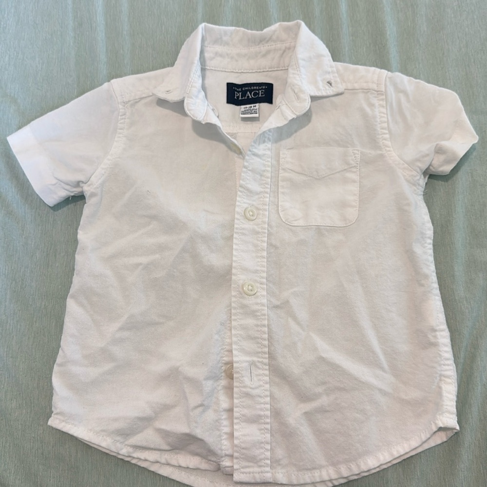 Children’s place white button down